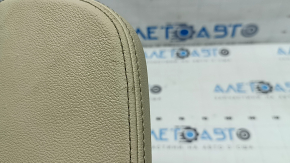 Подголовник 2 ряда левый BMW X3 G01 18-21 кожа, бежевый, с бежевой накладкой, царапины