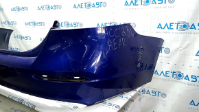 Бампер задний голый Honda Accord 23-26 без парктроников, синий