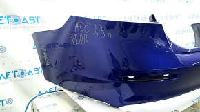 Бампер задний голый Honda Accord 23-26 без парктроников, синий