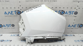 Бампер задній голий ліва частина Hyundai Tucson 22-26 Korea, білий