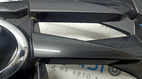 Решетка радиатора grill в сборе Hyundai Tucson 22-24 без камеры, песок, надломано крепление