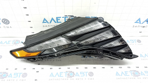 Денний ходовий вогонь DRL в зборі правий Hyundai Tucson 22-26 LED, сірий, кріплення надламане, пісок