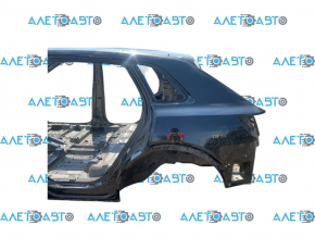 Чверть крило задня ліва Audi E-Tron 19-23 Quattro, чорний LY9T, на кузові, вм'ятина