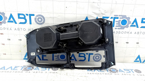 Накладка центральной консоли подстаканники Honda Accord 23-26 черный глянец, с подстаканниками, царапины