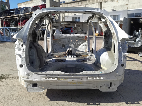 Задняя панель Hyundai Tucson 22-26 1.6T HEV на кузове, белая