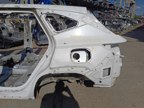 Чверть крило задня ліва Hyundai Tucson 22-26 Korea на кузові, біла, вм'ятина, тички