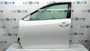 Дверь в сборе передняя левая Toyota Camry v50 12-14 usa keyless, белый 040