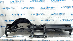 Торпедо передняя панель с AIRBAG Toyota Camry v50 12-14 usa черная, царапины