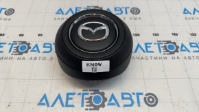 Подушка безопасности airbag в руль водительская Mazda CX-5 19-25 черная с хром обрамлением