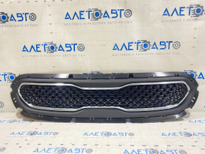 Решітка радіатора grill Kia Niro 17-19 HEV, PHEV обрамлення структура
