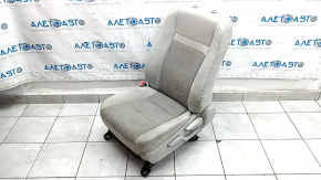 Сидіння водія Toyota Camry v50 12-14 usa без airbag, механічне, тканина сіра, зламана накладка, під хімчистку