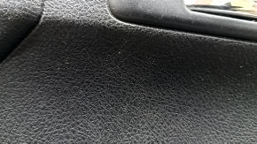 Обшивка дверей картка передня ліва Toyota Camry v50 12-14 usa сіра з чорною вставкою пластик, підлокітник чорний гума, з ручкою, подряпини, побілів пластик