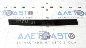Накладка дверей збоку задня права Mercedes C-class W205 15-21 ззаду, подряпина