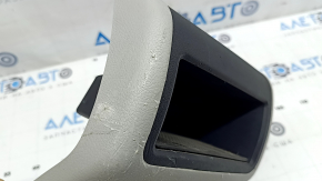 Накладка центральной консоли задняя Toyota Camry v50 12-14 usa серая, царапины, надломано крепление