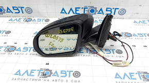Дзеркало бічне ліве у зборі Mercedes C-class W205 15-21 10+8+2 пінів, поворотник, підігрів, з підсвічуванням, автозатемніння, BSM, чорне, подряпини, потерт