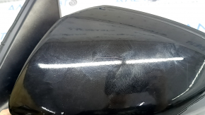 Зеркало боковое левое в сборе Mercedes C-class W205 15-21 10+8+2 пинов, поворотник, подогрев, с подсветкой, автозатемнение, BSM, черное, царапины, потерт