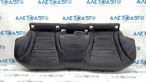 Подушка заднього ряду сидінь 2 ряд Mercedes C-class W205 15-21 шкіра чорна, перфорація, вм'ятини, подряпини