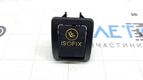 Накладка Isofix ззаду права Mercedes C-class W205 15-21 чорна, пожовкла