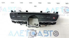 Блок кнопок центральної консолі центральний Mercedes C-class W205 15-18 під годинник, подряпини