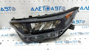 Фара передня ліва Toyota Rav4 22-25 LED, чорна, Hybrid LE, USA built, подряпини