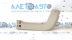 Обшивка двери багажника левая Nissan Pathfinder 13-20 бежевая, царапины