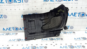 Накладка пола задняя правая Toyota Rav4 19-25 hybrid черная, 2 части, царапины