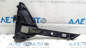 Чёрная глянцевая решетка для боковой части бамперов Polestar 2, оригинал, 21-25 года выпуска.