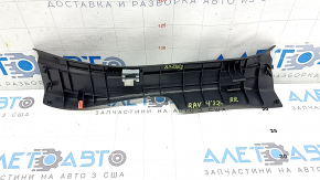 Накладка порога задняя правая Toyota Rav4 19-25 hybrid черная, царапины