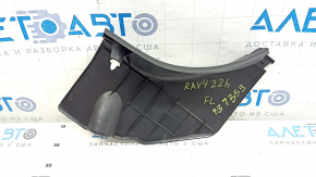 Накладка передней стойки левая нижняя Toyota Rav4 19-25 черная, царапины, потерта