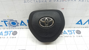 Подушка безпеки airbag в кермо водійська Toyota Rav4 19-24 чорна