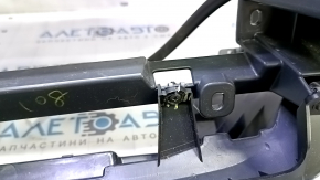 Торпедо передняя панель с AIRBAG Toyota Prius 50 16-22 черная, трещины в креплениях