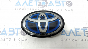 Эмблема переднего бампера Toyota Rav4 19-24 hybrid под радар, царапины