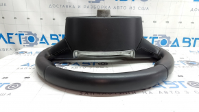 Руль голый Volvo XC90 16-25 кожа черная, без подогрева и лепестков, потерт, царапины