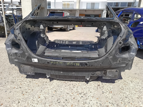 Задня панель Mercedes C-class W205 15-21 на кузові чорна