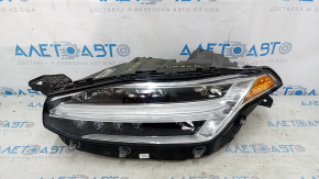 Фара передняя левая в сборе Volvo XC90 16-18 LED, паутинка, под полировку