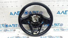 Кермо голий BMW X3 G01 18-24 шкіра, чорний, з підігрівом, під пелюстки, подряпини, потертий, розклеївся, надриви