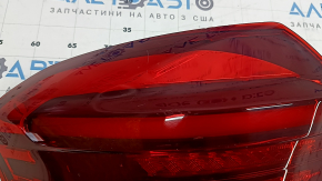 Фонарь внешний крыло левый BMW X3 G01 18-21 LED, разбито стекло, трещины, царапины