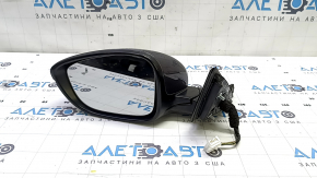 Зеркало боковое левое в сборе Honda Accord 18-22 8 пинов, BSM, подогрев, поворотник, графит