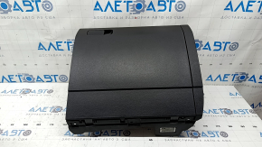 Перчаточный ящик, бардачок VW Tiguan 18-24 черный под cd changer, 2 части, с ручкой