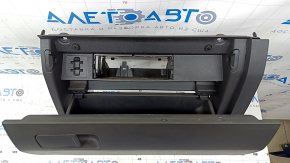 Перчаточный ящик, бардачок VW Tiguan 18-24 черный под cd changer, 2 части, с ручкой