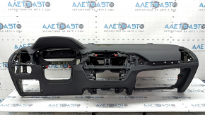 Торпедо передняя панель с AIRBAG BMW X3 G01 18-21 черная, под проекцию, вмятины, ржавый пиропатрон