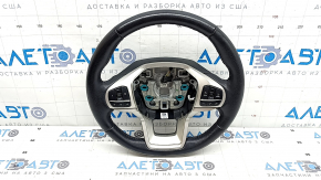 Кермо голе Ford Explorer 21-25 шкіра чорний, без підігріву, з кнопками, пелюстками та накладкою, подряпини