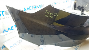 Бампер задний голый Polestar 2 21-25 черный 019, погнут, царапины