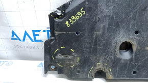 Защита переднего бампера Toyota Prius 50 16-18 надрывы