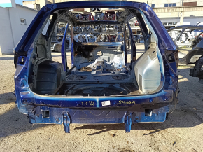 Задняя панель VW Tiguan 18-24 2 части, на кузове, синяя