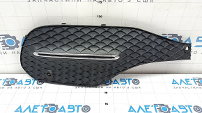 Решітка переднього бампера права Mercedes W167 GLE 350 450 20-23 структура з хром, під парктронік, пісок, тріщина у кріпленні, подряпини