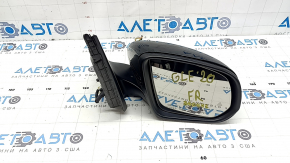 Дзеркало бічне праве у зборі Mercedes W167 GLE 350 450 20-23 8+8 поворотник, підігрів, BSM, освітлення, чорне