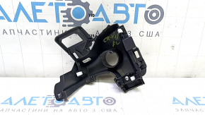 Накладка передней панели центральная Honda CRV 17-19 черная, под start/stop, потерта