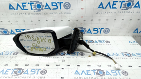Дзеркало бічне ліве у зборі Honda Insight 19-21 5 пінів, підігрів, біле, пісок