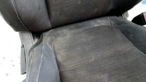 Пасажирське сидіння Honda Insight 19-22 без airbag, механічне, тканина, чорне, підігрів, під хімчистку, іржа, подряпини на накладці